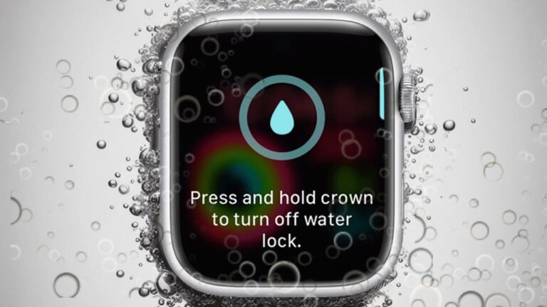 Activate Water Locked Apple Watch